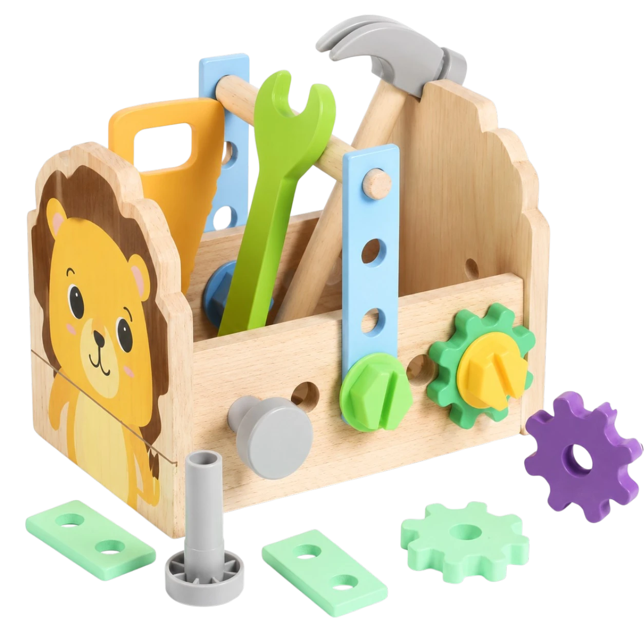 Montessori Wooden Versatile Tool Box