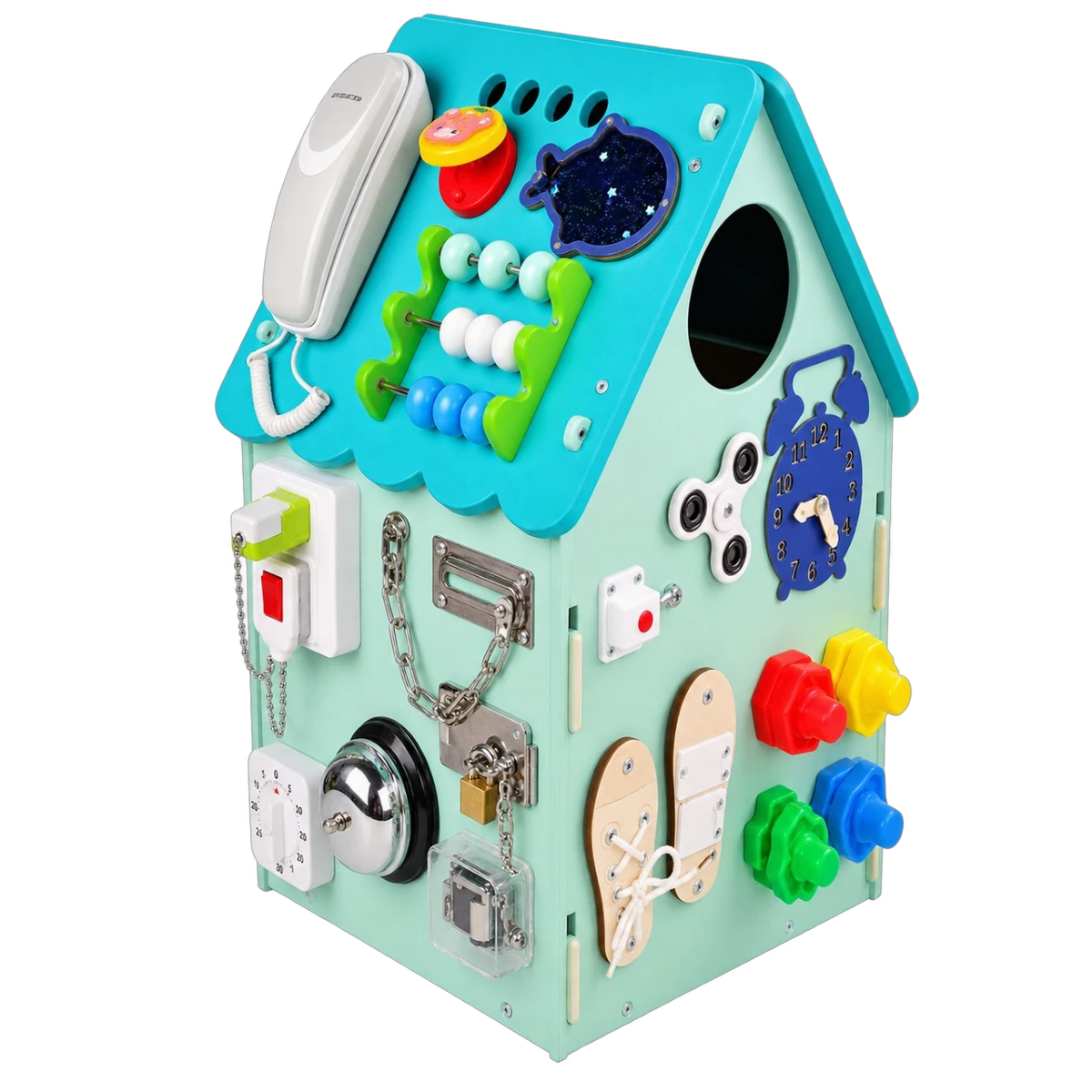Montessori Busy House - Blue
