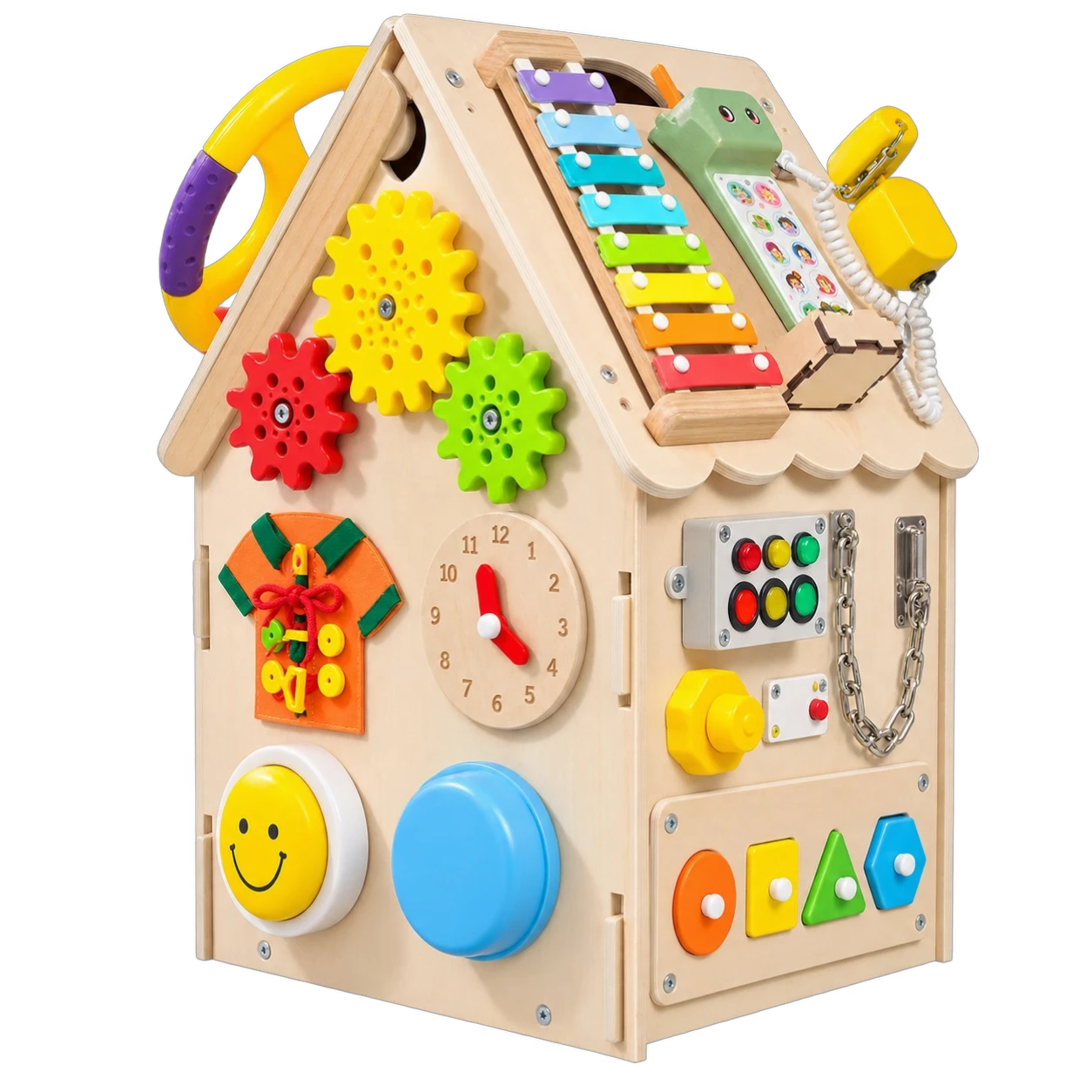 Montessori Busy House - Wood