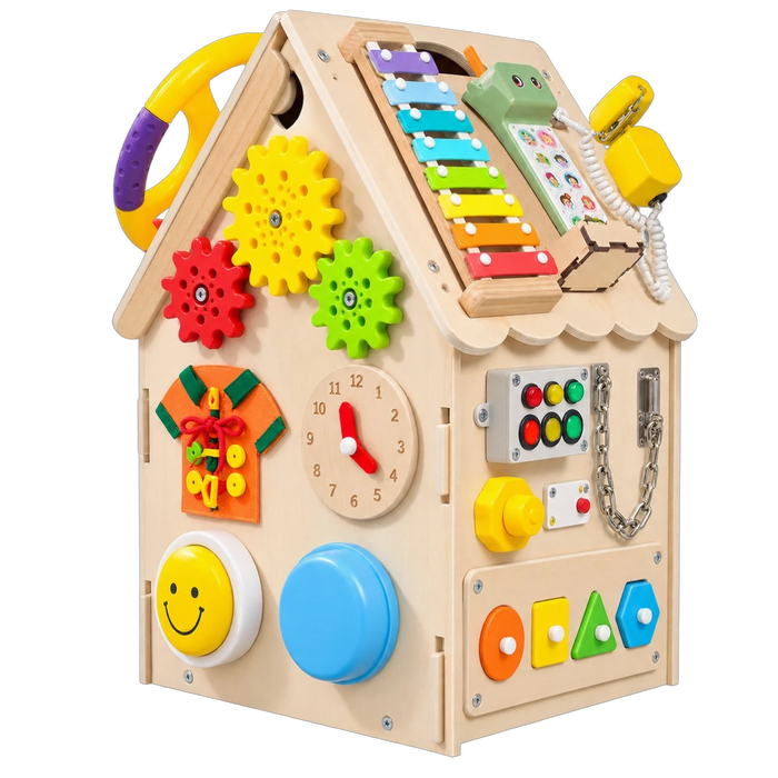 Montessori Busy House - Wood