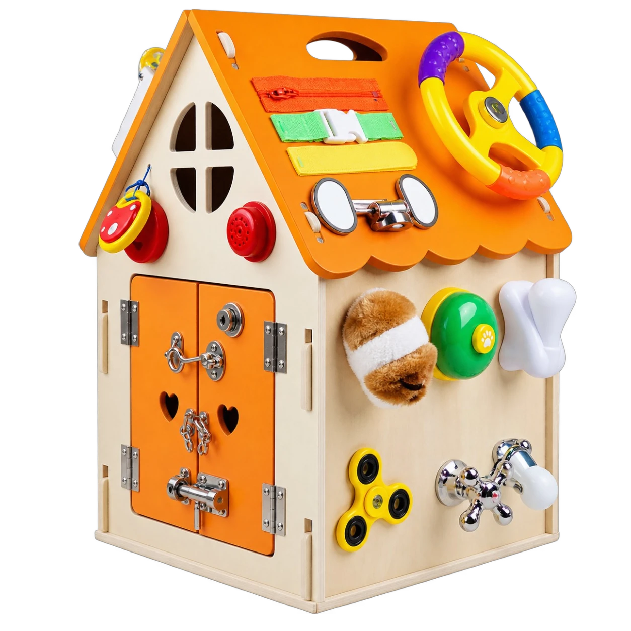 Montessori Busy House - Orange
