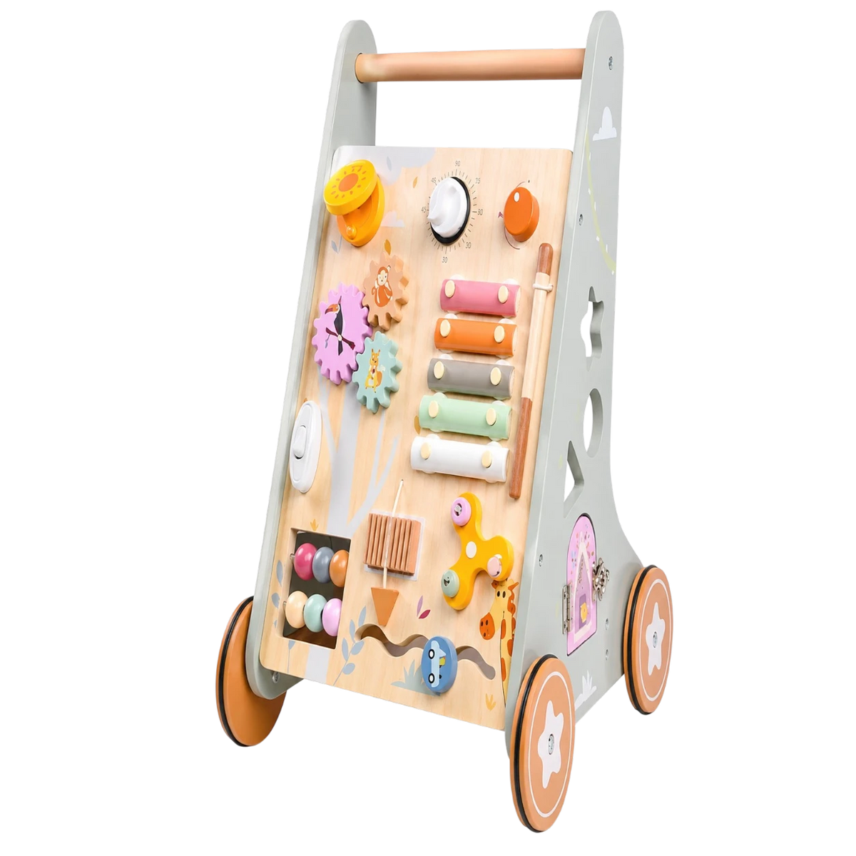 Montessori Wooden Activity Walker