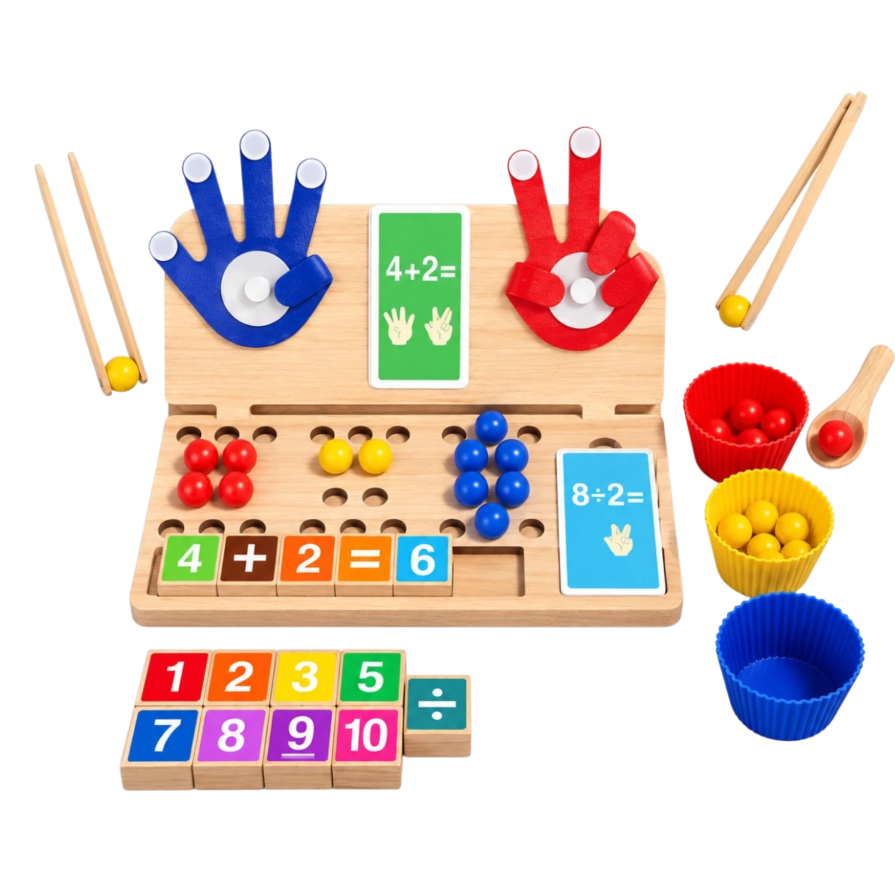 Montessori Math & Counting Activity Board